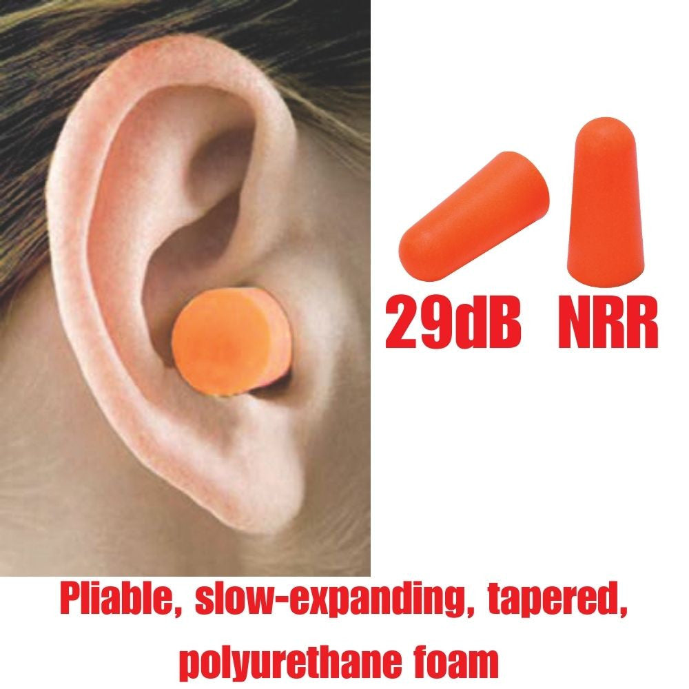 Truwerx 70130 Disposable Foam Ear Plugs - 10 Pair Pack