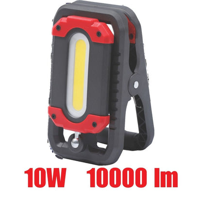 Truwerx 80162 10W 1000 Lumen Rechargeable LED Clamp Light includes