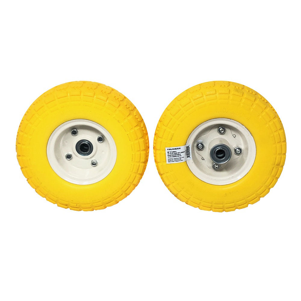 Truwerx 10in flat free wheel with 5/8in bearing arbor