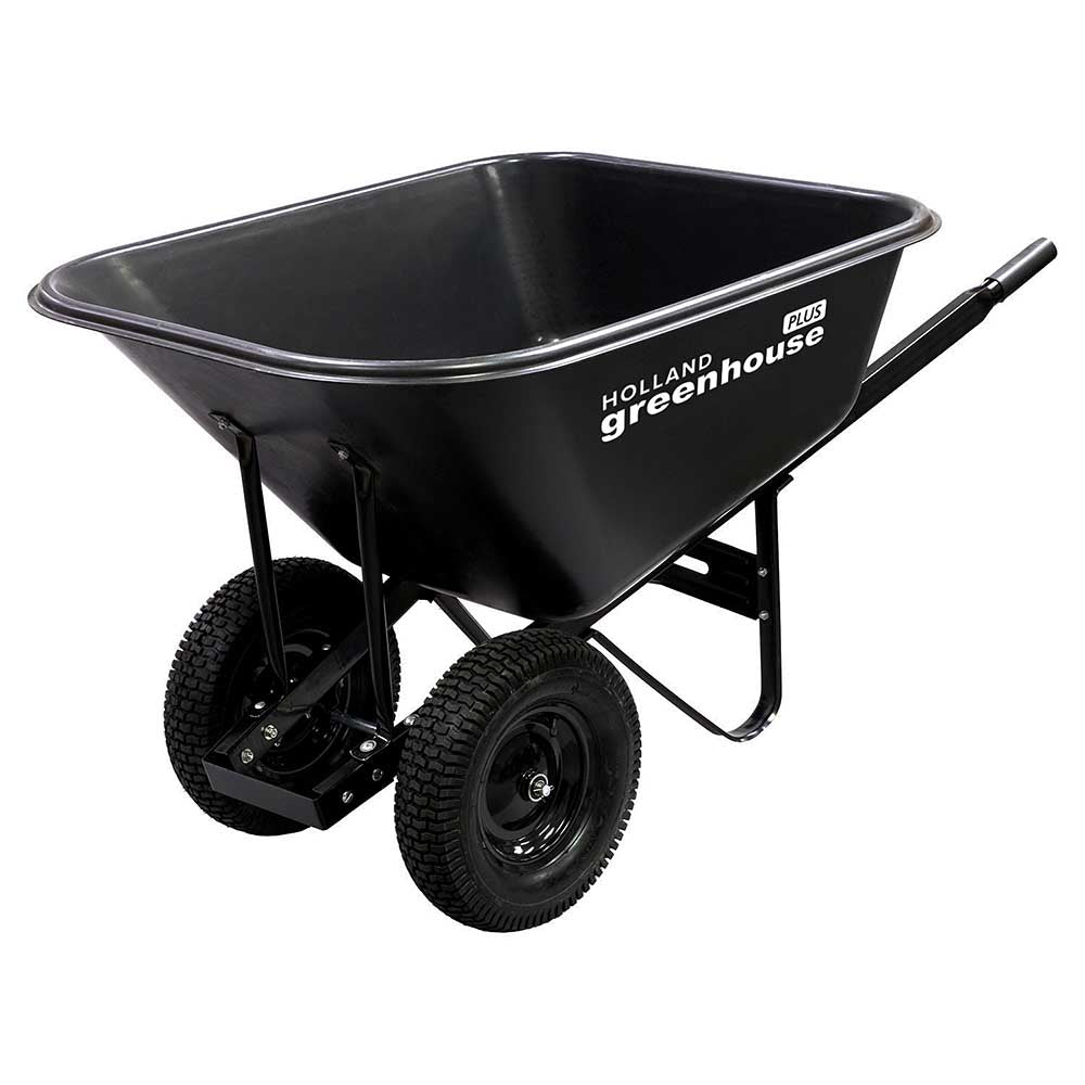 Holland Greenhouse Plus 10 cu. ft. Poly Tray Wheelbarrow