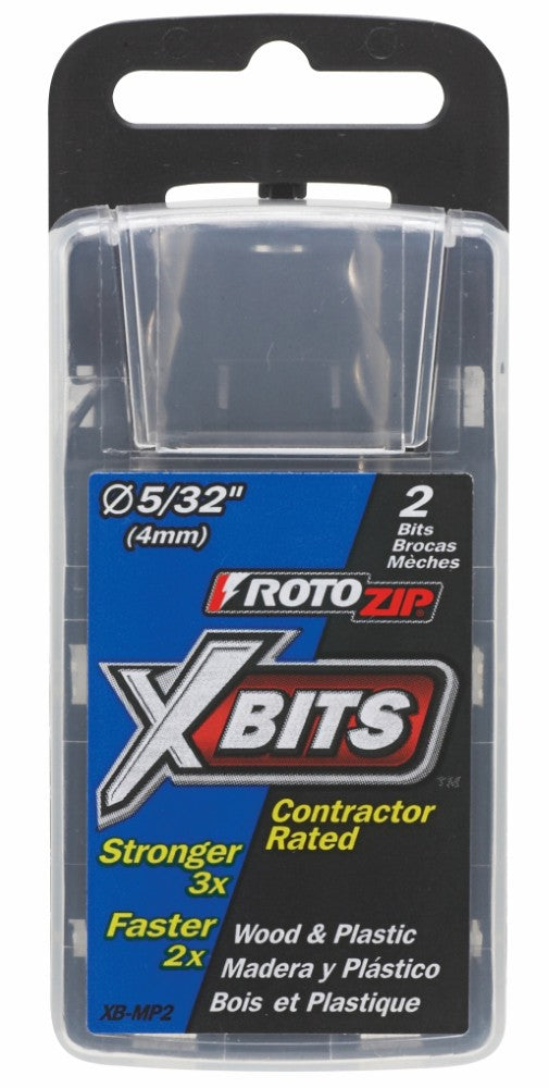 RotoZip 5/32in Multipurpose x-Bits for Wood/Plastic - 2pk