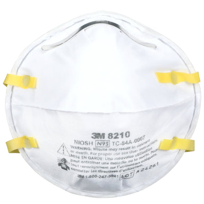3M Particulate Respirator 8210 N95 160 Ea-Case
