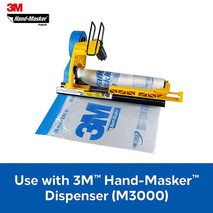 3M 72in x 90' Hand-Masker Advanced Clear Masking Film