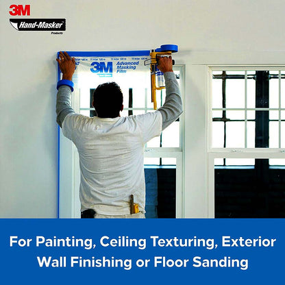 3M 72in x 90' Hand-Masker Advanced Clear Masking Film