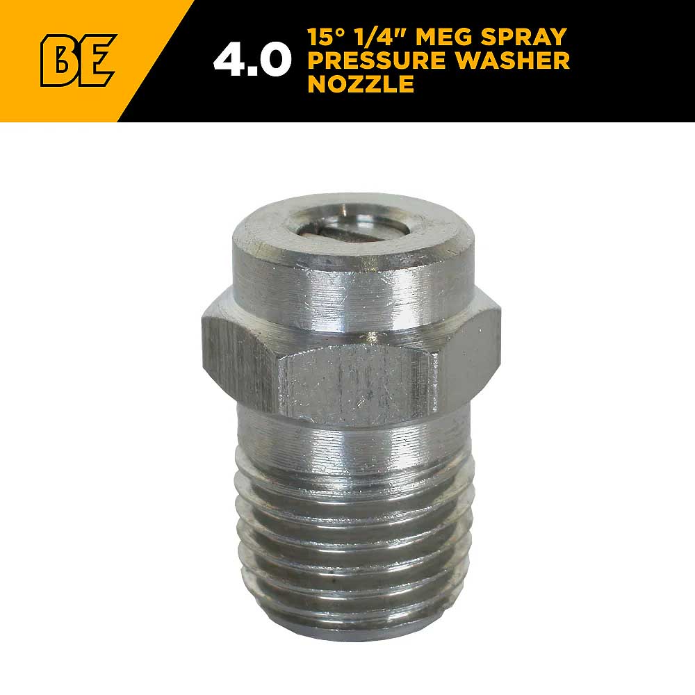 BE 1/4in MEG 15° Spray Nozzle