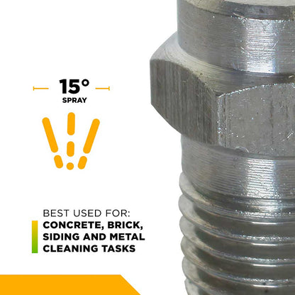 BE 1/4in MEG 15° Spray Nozzle