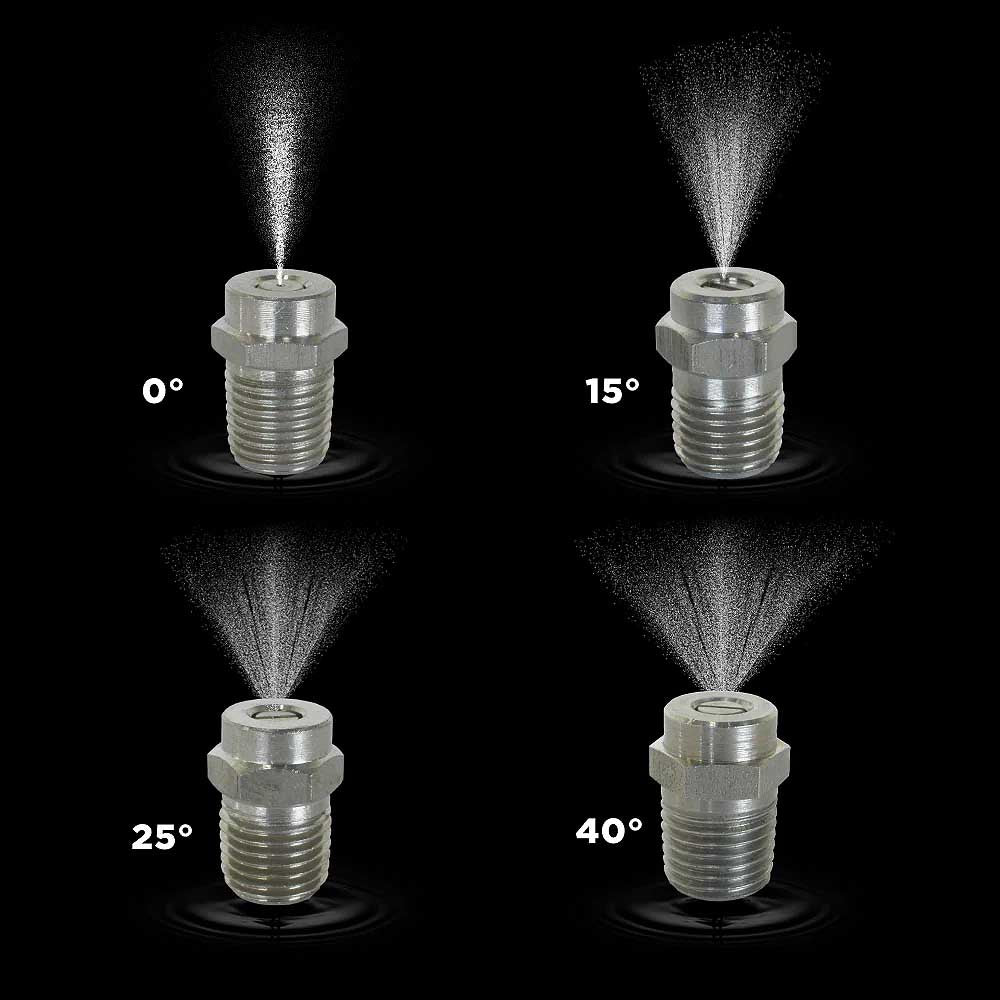 BE 1/4in MEG 15° Spray Nozzle
