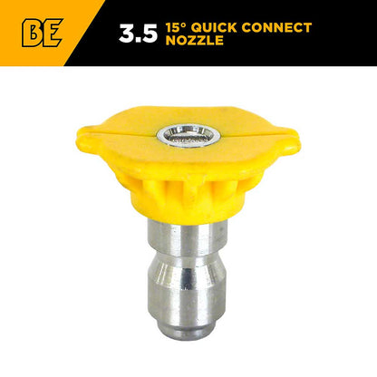 BE 15° 040 Quick Connect Pressure Washer Nozzle Spray Tip