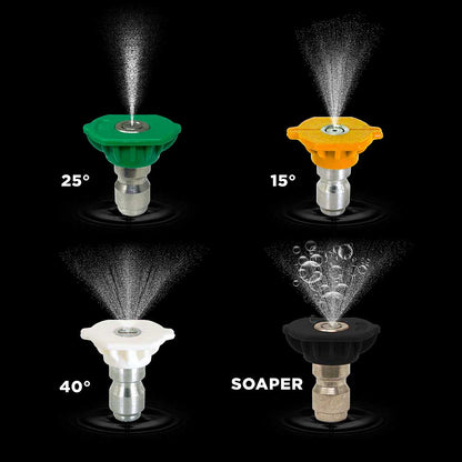 BE 25° 040 Quick Connect Pressure Washer Nozzle Spray Tip