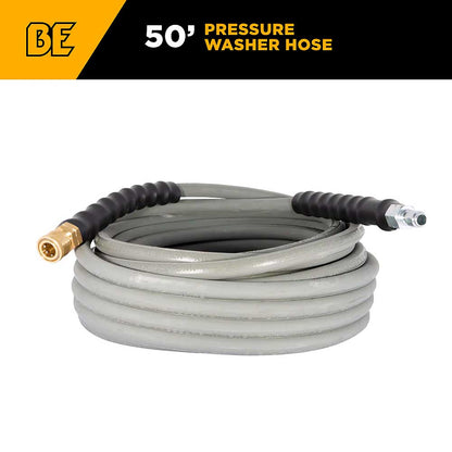 BE 50' 4000 PSI 3/8in Non Marking Rubber Hose