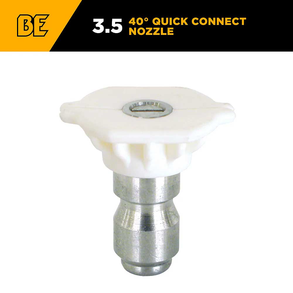 BE 40° 040 Quick Connect Pressure Washer Nozzle Spray Tip