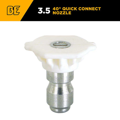 BE 40° 040 Quick Connect Pressure Washer Nozzle Spray Tip