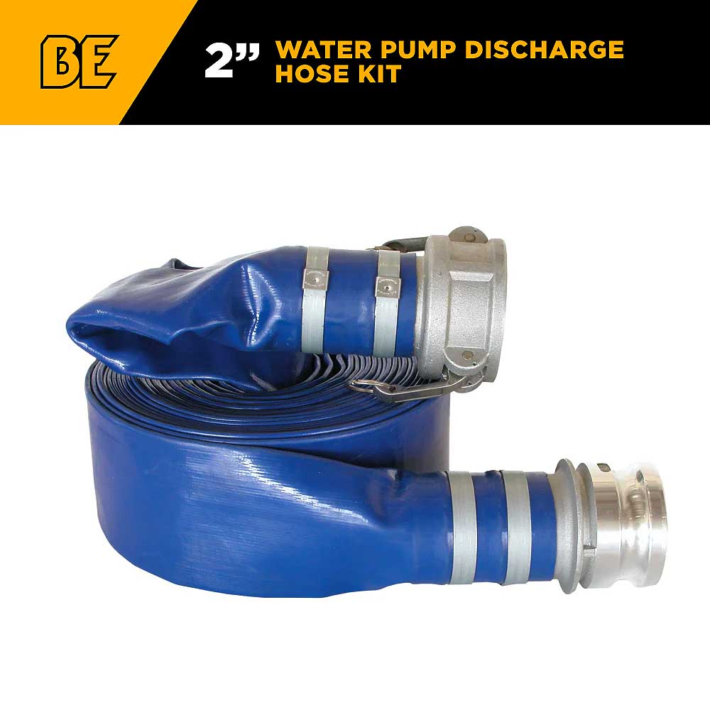 BE 2in Water Pump Discharge Hose Kit