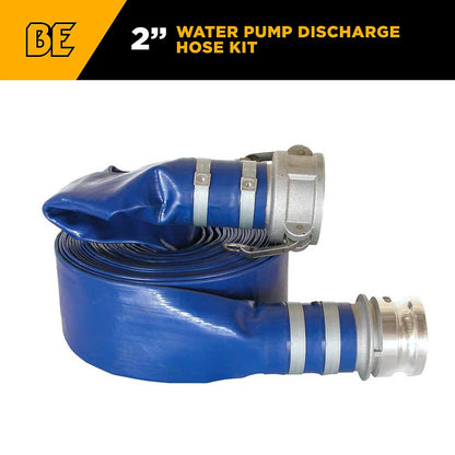 BE 2in Water Pump Discharge Hose Kit
