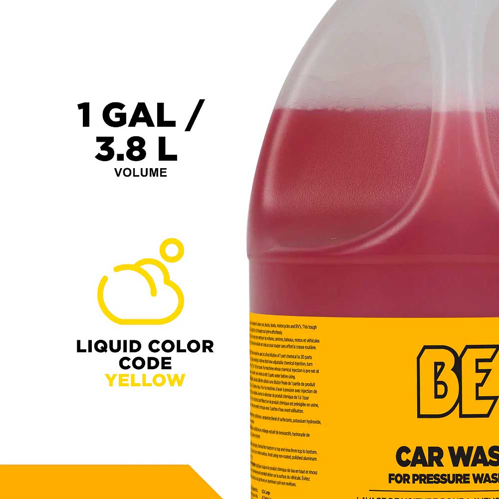 BE 1-Gallon Car Wash Detergent