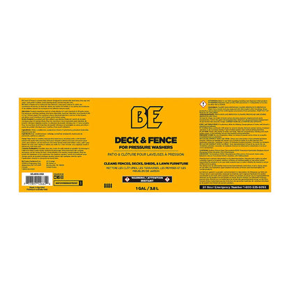 BE 1 Gallon Deck and Fence Detergent