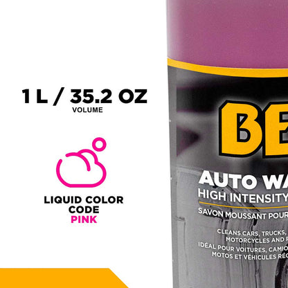 BE 1Ltr High Foam Auto Wash Detergent