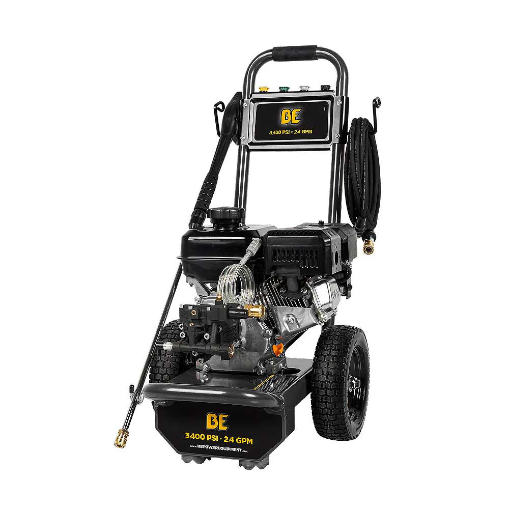 BE B3475PX 3400 PSI 2.5 GPM Cold Water Gas Pressure Washer