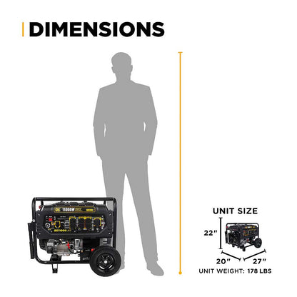 BE BE11000 1000 Watt  420cc Generator