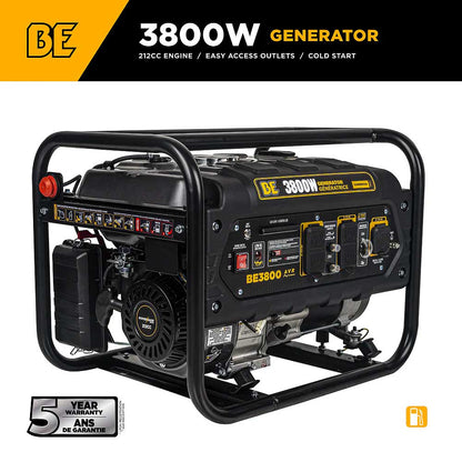 BE BE3800 3800 Watt 212cc Generator