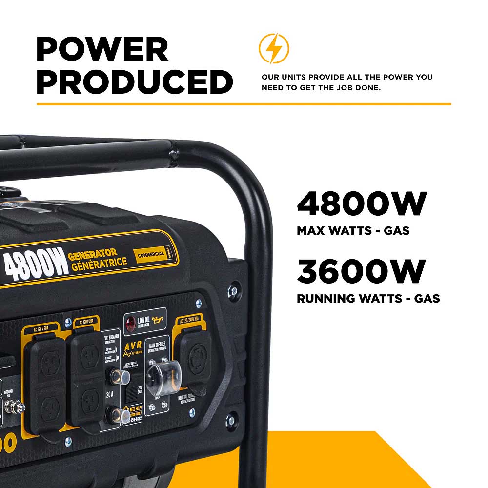 BE BE4800 4800 Watt Generator