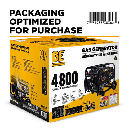 BE BE4800 4800 Watt Generator