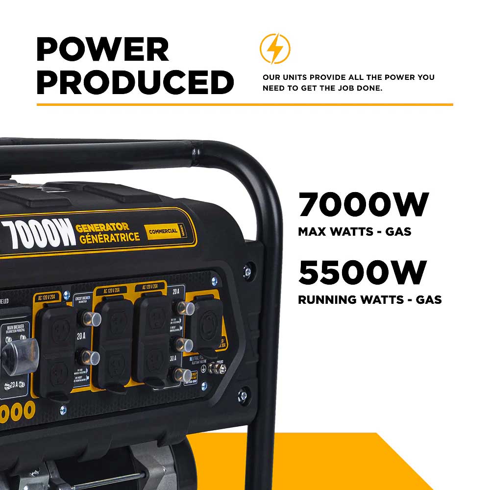 BE BE7000 7000 Watt 312cc Generator