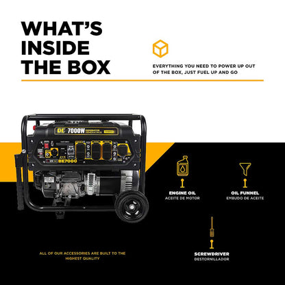 BE BE7000 7000 Watt 312cc Generator