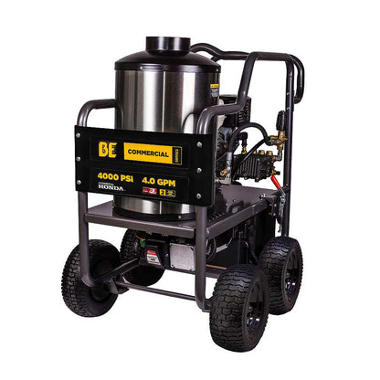 BE HW4013HG 4200 PSI 4.2 GPM Hot Water Gas Pressure Washer
