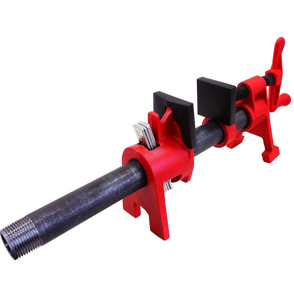 BESSEY H-Style Pipe Clamp Fixture Set for 3/4in Black Pipe