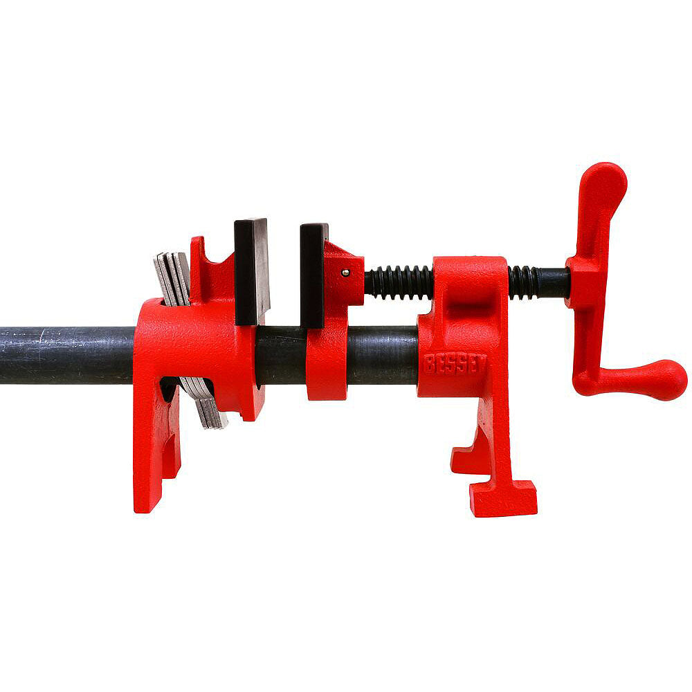 BESSEY H-Style Pipe Clamp Fixture Set for 3/4in Black Pipe