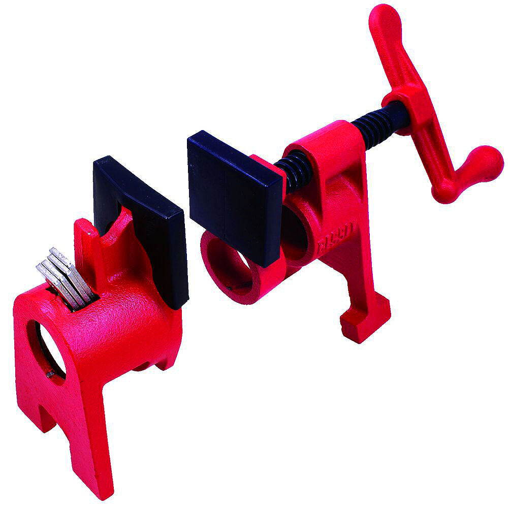 BESSEY H-Style Pipe Clamp Fixture Set for 3/4in Black Pipe