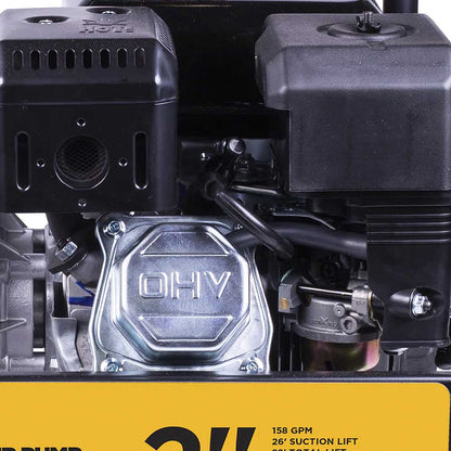 BE WP-2070S 33PSI 158GPM Water Transfer Pump with Powerease 225 Engine