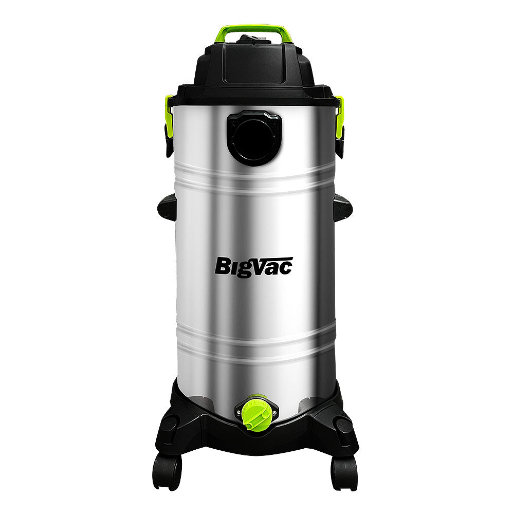 BigVac 55036 12-Gallon Wet/Dry Stainless Steel Vacuum