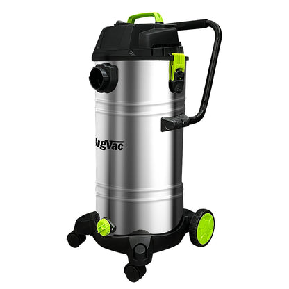 BigVac 55036 12-Gallon Wet/Dry Stainless Steel Vacuum