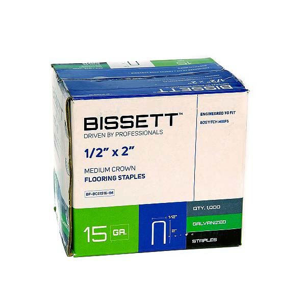 Bissett Floor Staple 1/2in Cr 2in