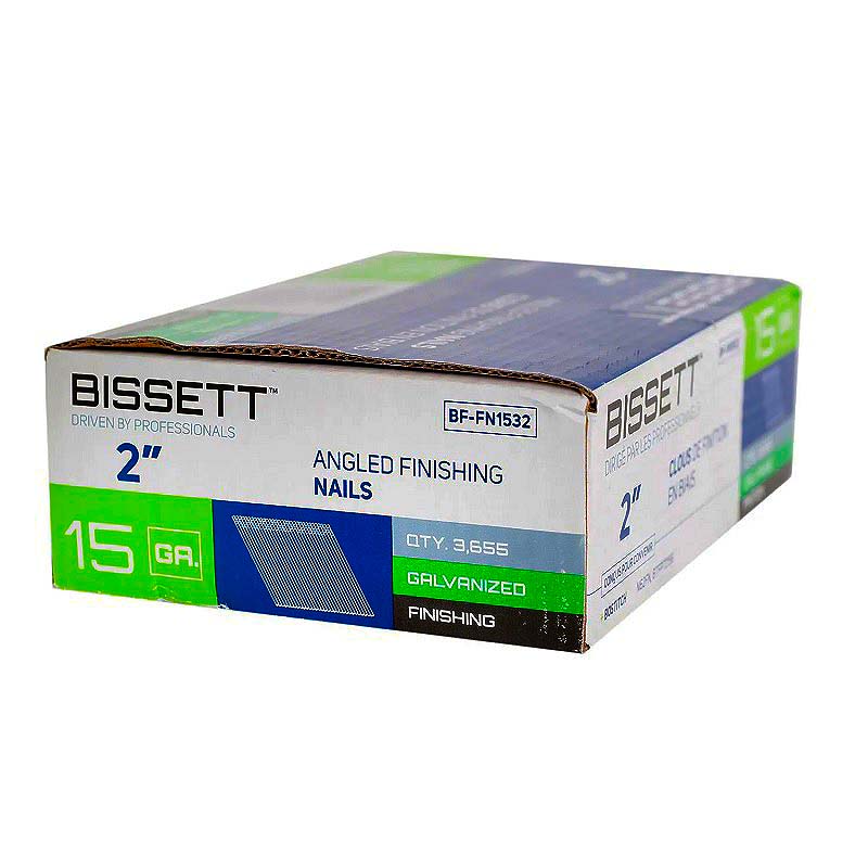 Bissett Finish Nail 15 Gauge Fn 2in EG