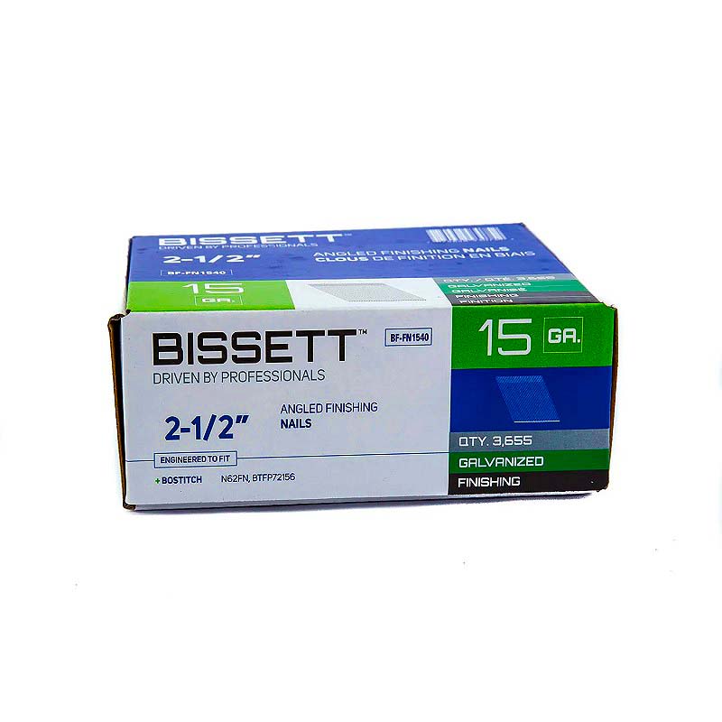 Bissett Finish Nail 15 Gauge Fn 2-1/2in EG