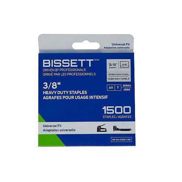 Bissett Staple A11 3/8in x 3/8in SS 1.5M