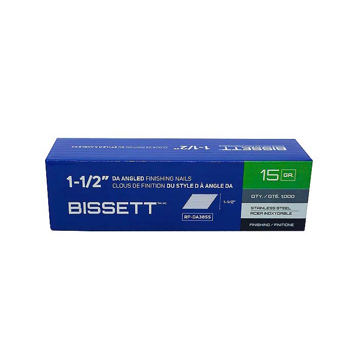 Bissett Finish Nail 15 Gauge Da 1-1/2in SS