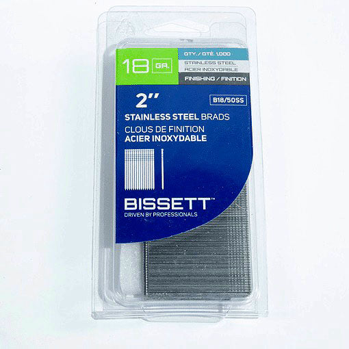 Bissett Finish Nail 15 Gauge Da 2in SS