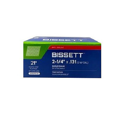 Bissett 2-1/4in x 131 21D Duplexnails