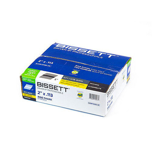 Bissett Stick Nails 2in.113 34D RNG HDG