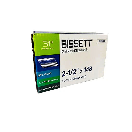 Bissett Hanger Nails 2-1/2in.148 EG 2M