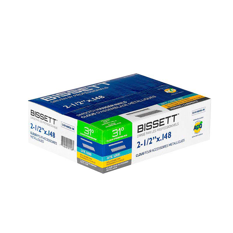 Bissett Hanger Nails 2-1/2in.148 HDG1M