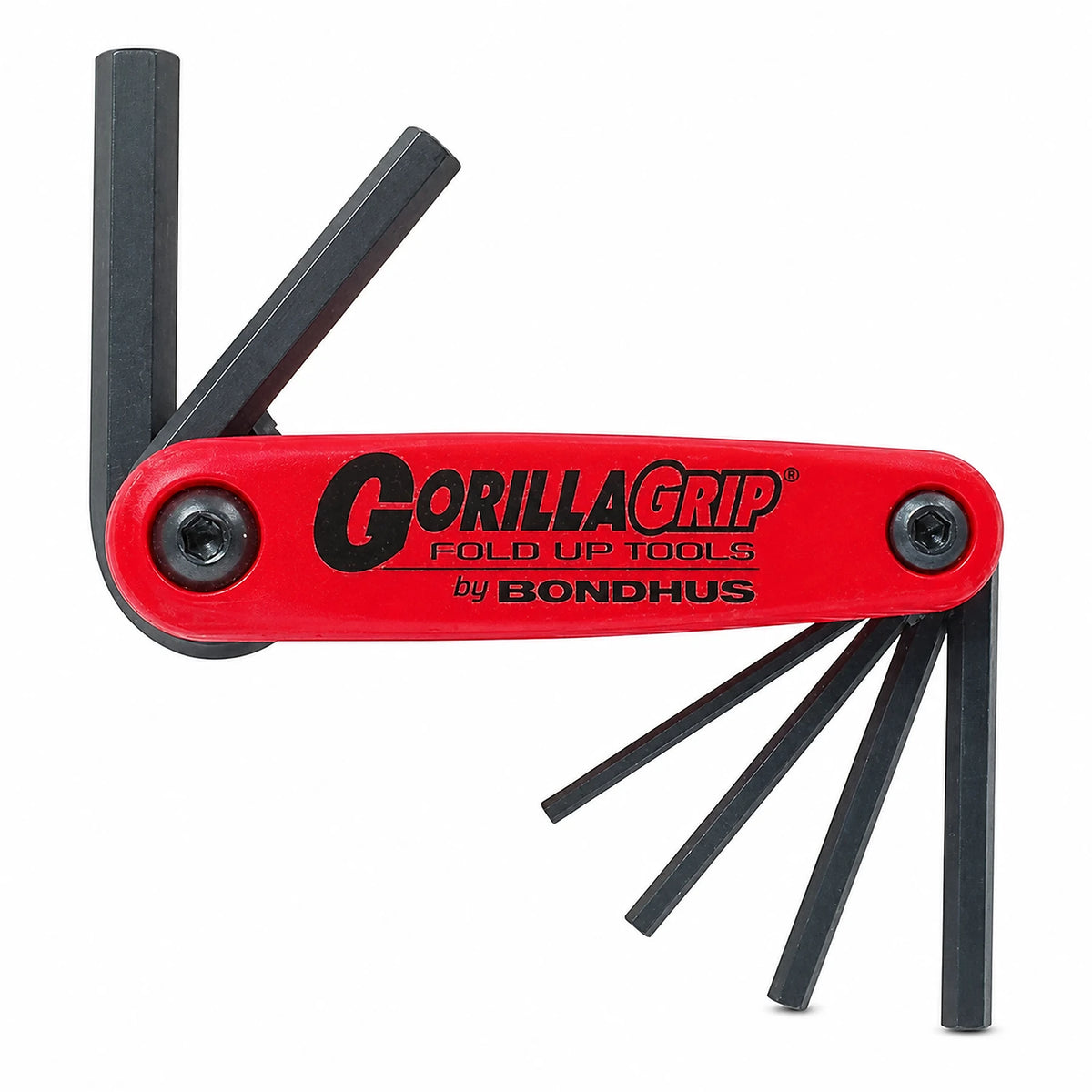 Bondhus 7pc Metric GorillaGrip Fold-Up Hex Key Set (12592)