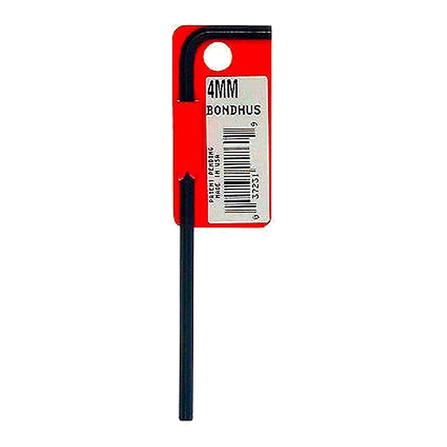 Bondhus BH15960 Metric 4mm Hex End L-Wrench - Long Arm