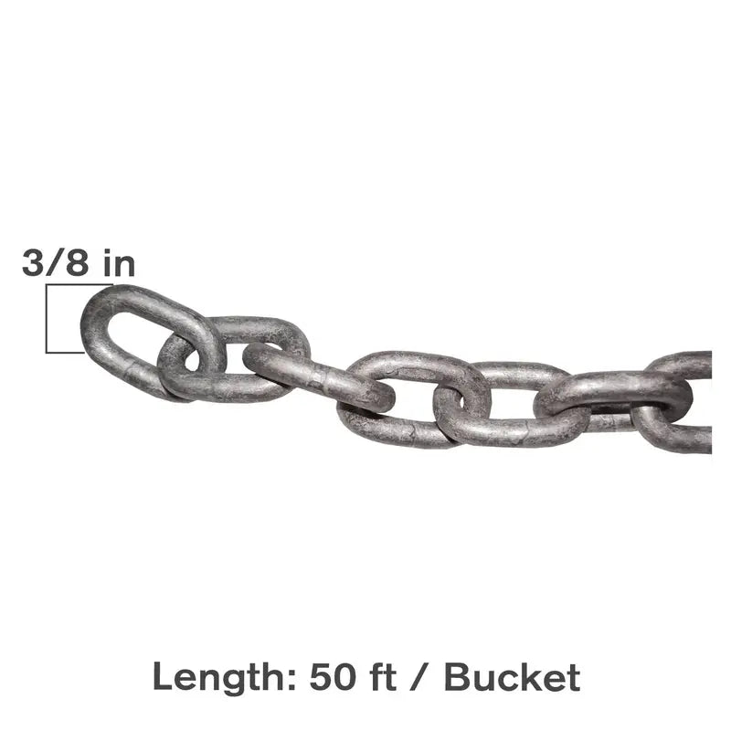 BE Heavy Duty 3/8in G30 Hot Dip Galvanized Chain