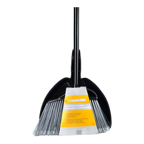 EZ Clean 12in Angle Broom & Dust Pan set