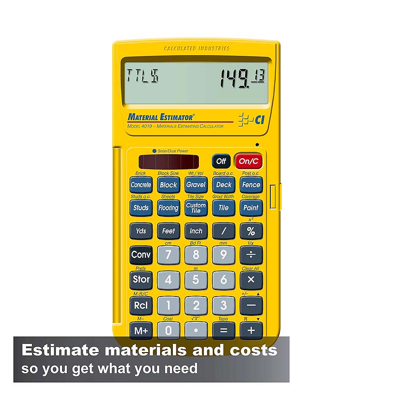 Material Estimator